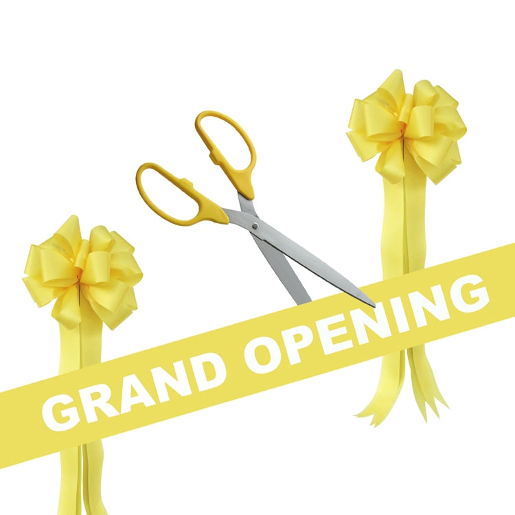 25 Blue Grand Opening Scissors – Blue Giant Scissors for Ribbon Cutting  Ceremony Heavy Duty Scissors Giants Ribbon Cutting Scissors for Special