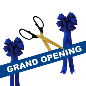 Grand Opening Kit - 25" Ribbon Cutting Scissors with Gold Blades