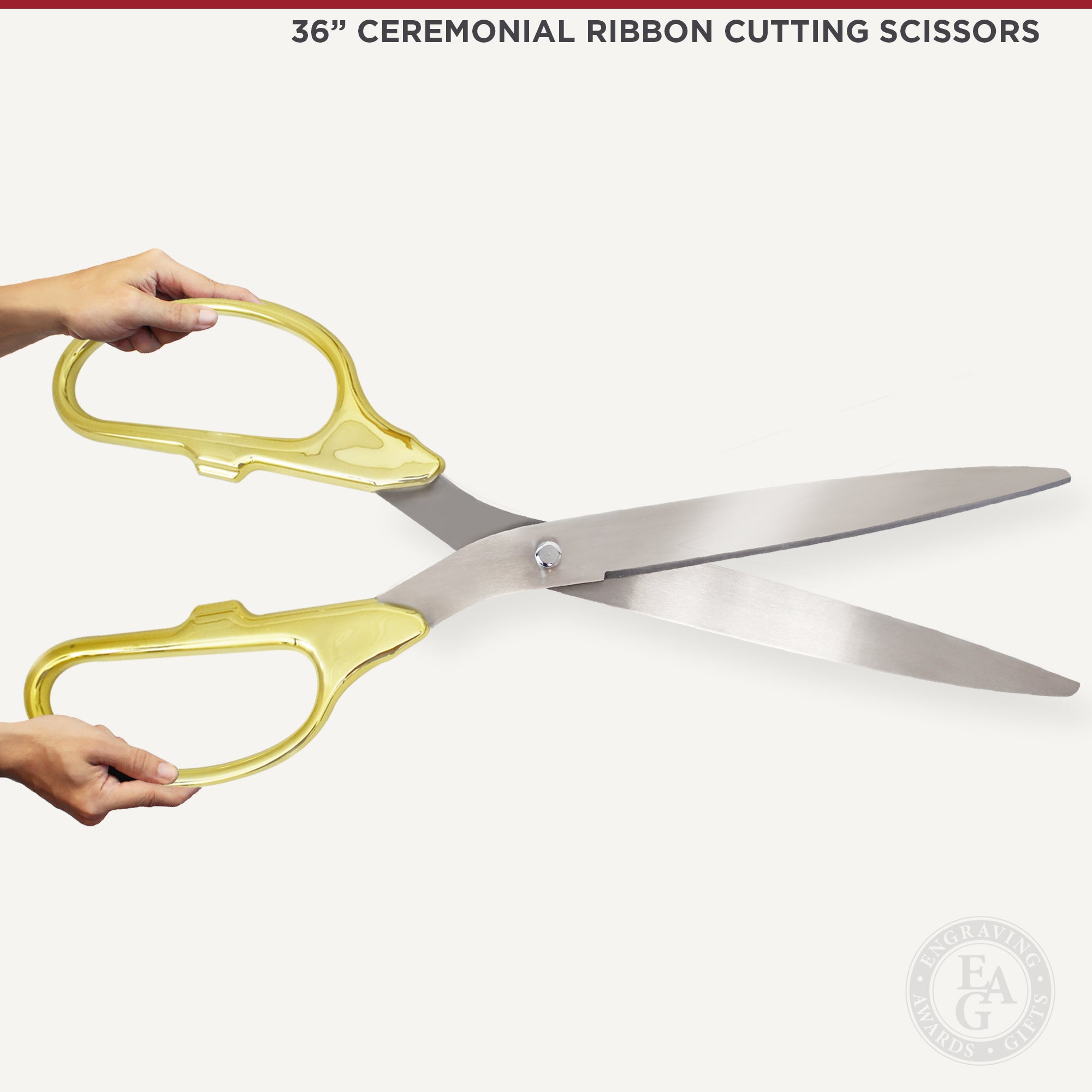 Mini Gold Chrome 6 inch Ceremonial Scissors - Golden Openings