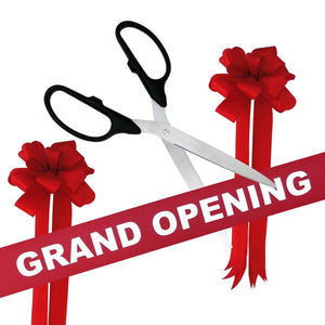 Grand Opening Kit - 36" Ribbon Cutting Scissors with Silver Blades