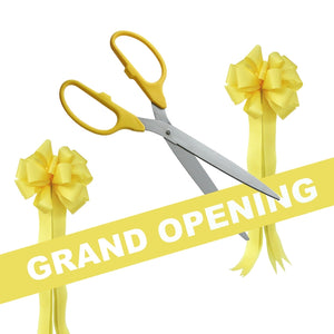 Grand Opening Kit - 36" Ribbon Cutting Scissors with Silver Blades