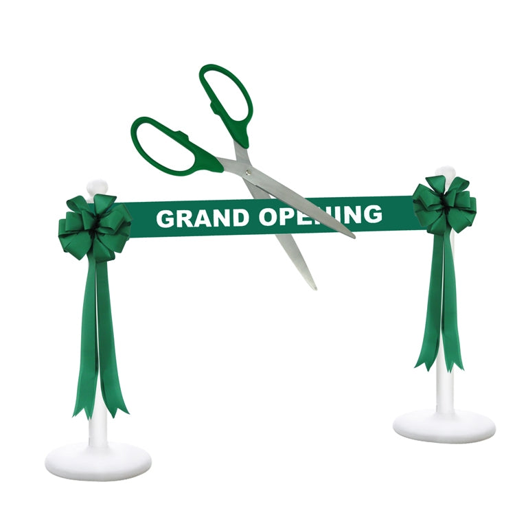 Green Ceremonial Grand Opening Ribbon