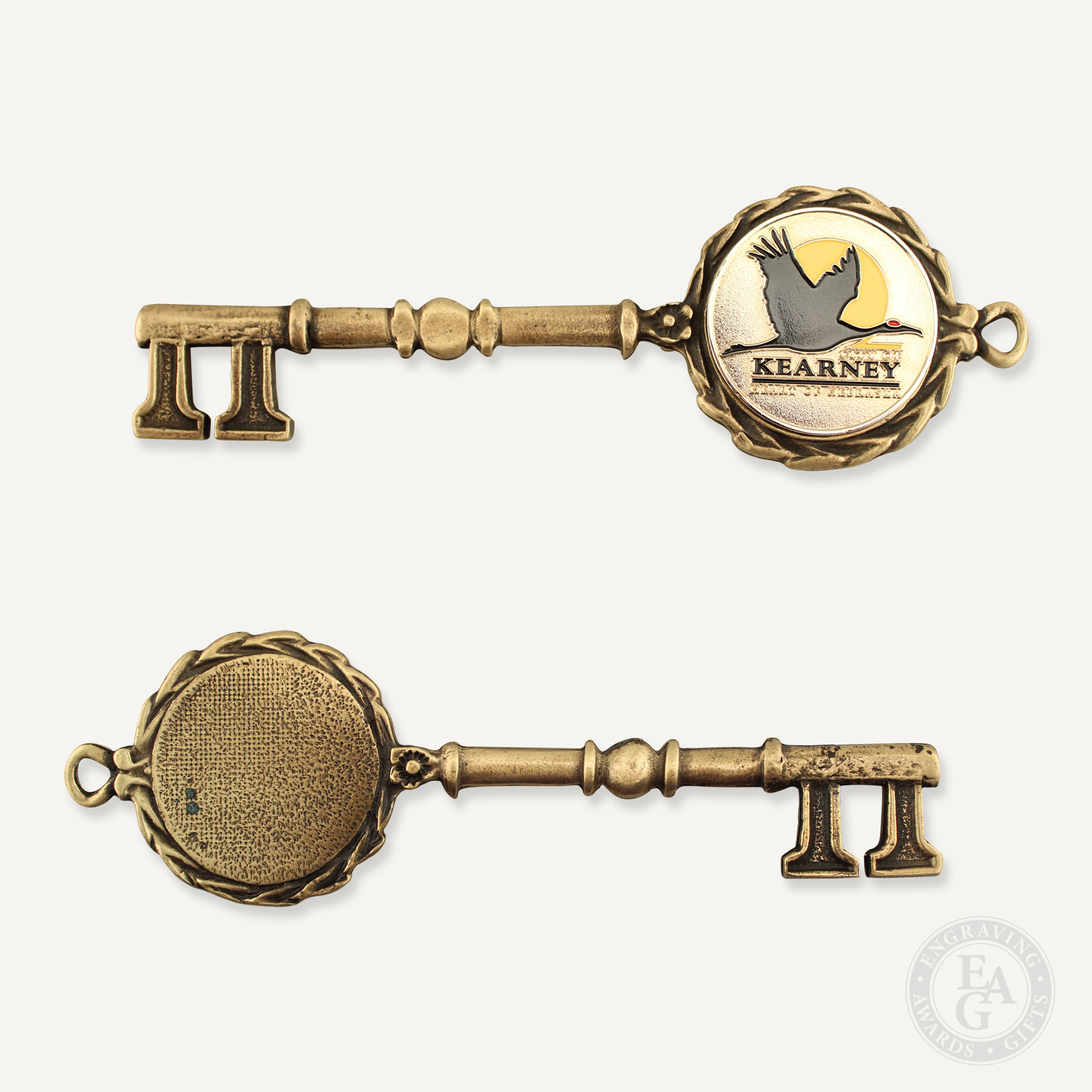Engraved key discount