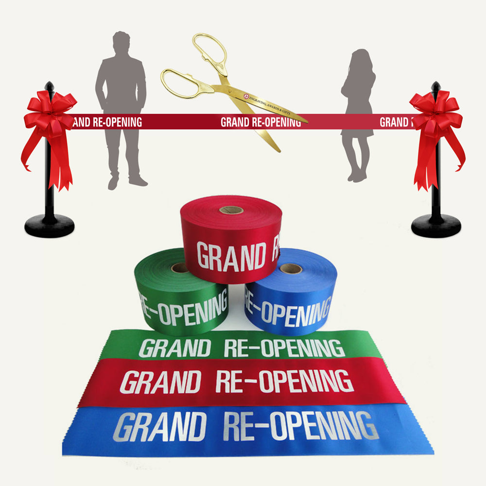 Ribbon Cutting & Grand Opening Ribbon - Engraving, Awards & Gifts