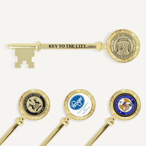 5-3/8" Gold Plated Ceremonial Key
