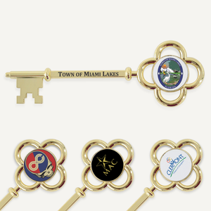 5-7/8" Gold Plated Ceremonial Key