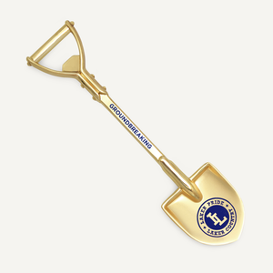 6 3/4 inch Gold Miniature Shovel