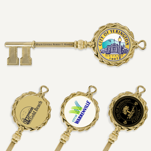 6" Gold Plated Ceremonial Key