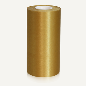 6in Wide Satin Ceremonial Ribbon - Gold