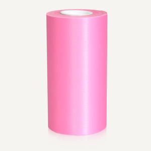 6in Wide Satin Ceremonial Ribbon - Pink