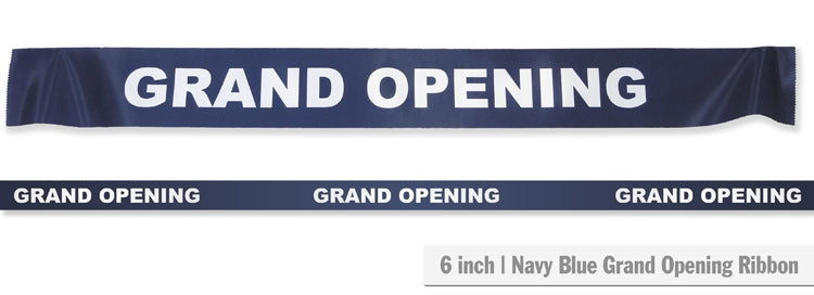 6in x 10ft Grand Opening Ribbon