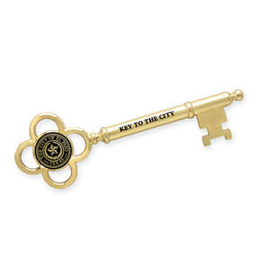 8in Gold Plated Ceremonial Key