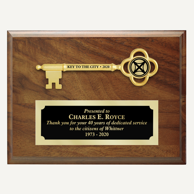 Key Design Plaque Key Plaques - Engraving, Awards & Gifts