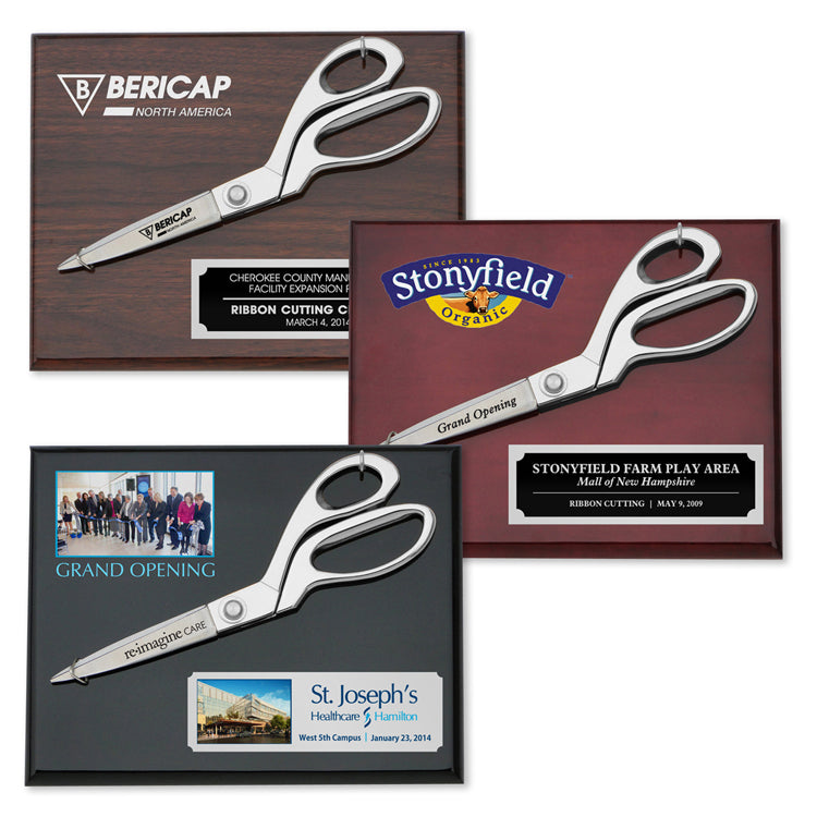 9-1/2 Chrome Ceremonial Ribbon Cutting Scissors