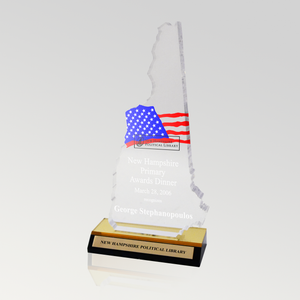 9" New Hampshire Acrylic Award