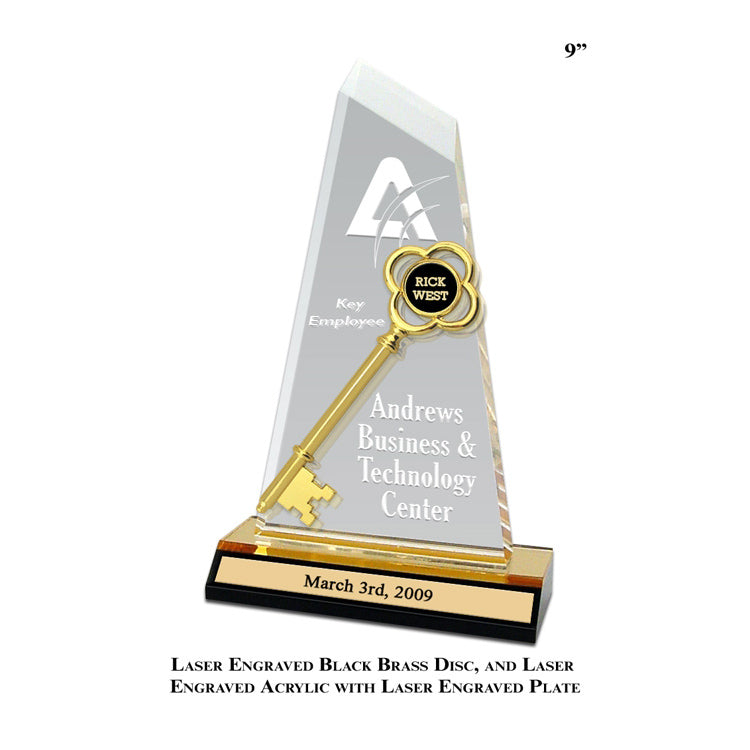 Ceremonial Acrylic Key Award - Engraving, Awards & Gifts