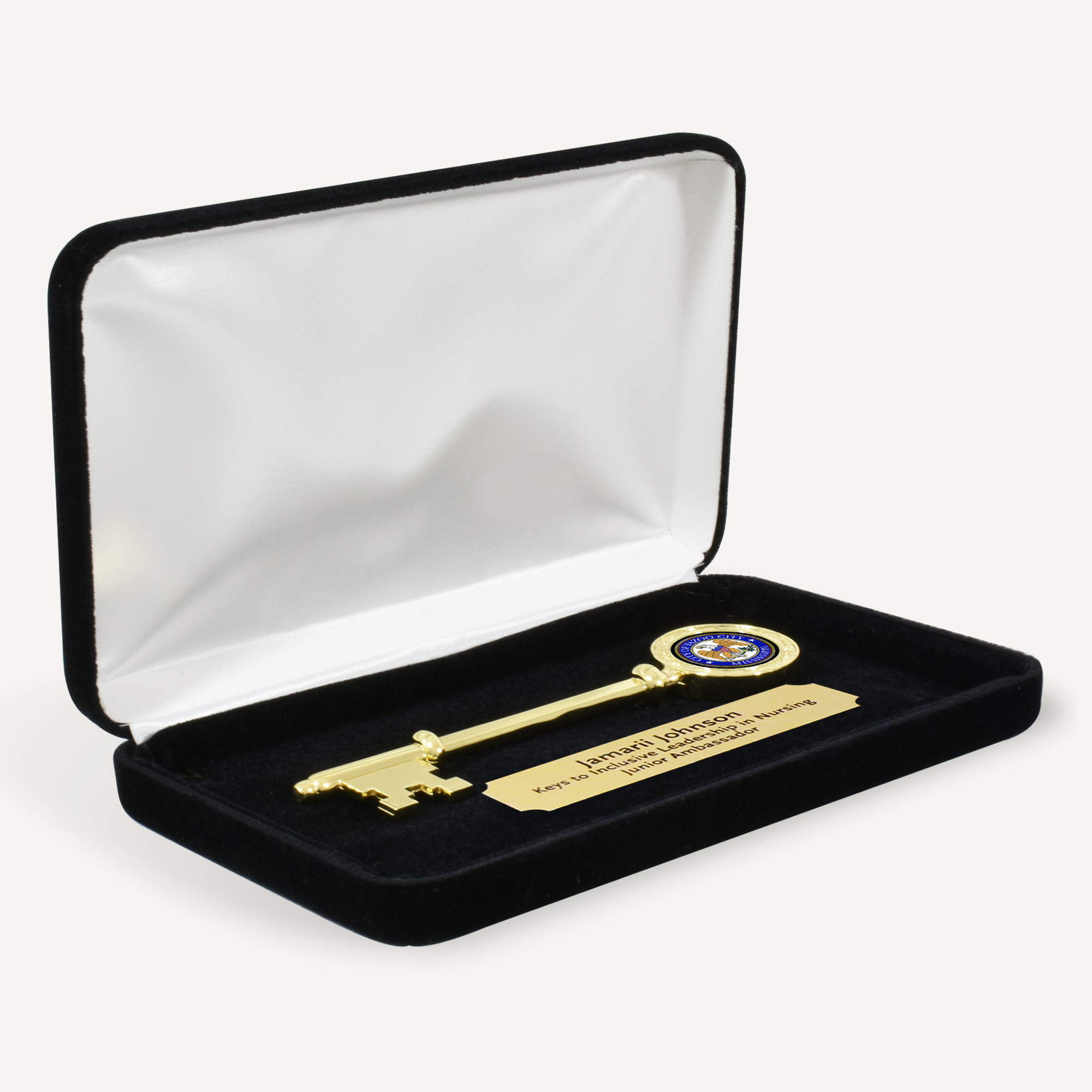 Ceremonial Key Presentation Award - Round Key - Engraving, Awards & Gifts