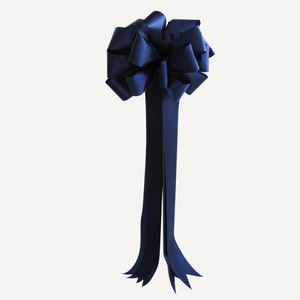 Giant Ceremonial Stanchion Bows - Navy Blue