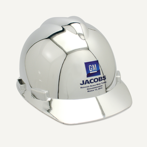 Chrome Plated Groundbreaking Hard Hat - A-Style