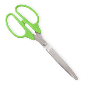 25" Lime Green Ribbon Cutting Scissors with Silver Blades