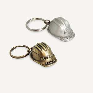 Custom Cast Hard Hat Keychains