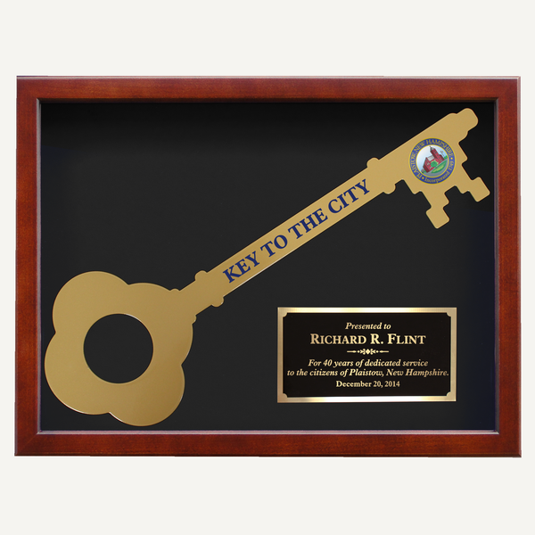 Key Design Plaque Key Plaques & Display Cases - Engraving, Awards & Gifts