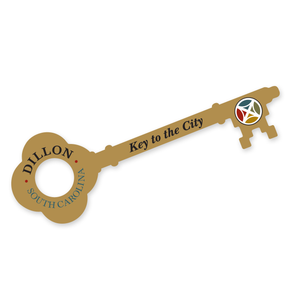 Giant Ceremonial Key to the City - Gold Finish