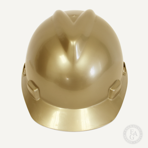 Gold Finish Groundbreaking Hard Hat - Front