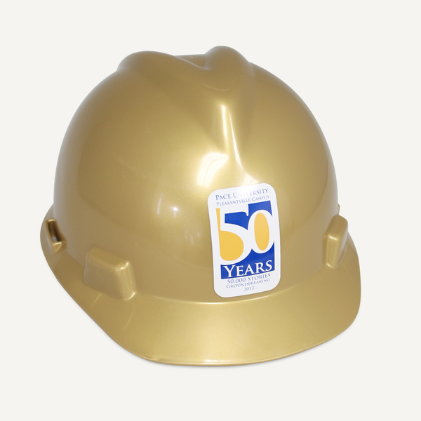 Gold Ceremonial Hard Hats - Engraving, Awards & Gifts