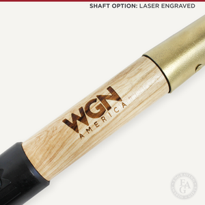 Gold Painted Groundbreaking Shovel - Small - Laser Engraved Shaft