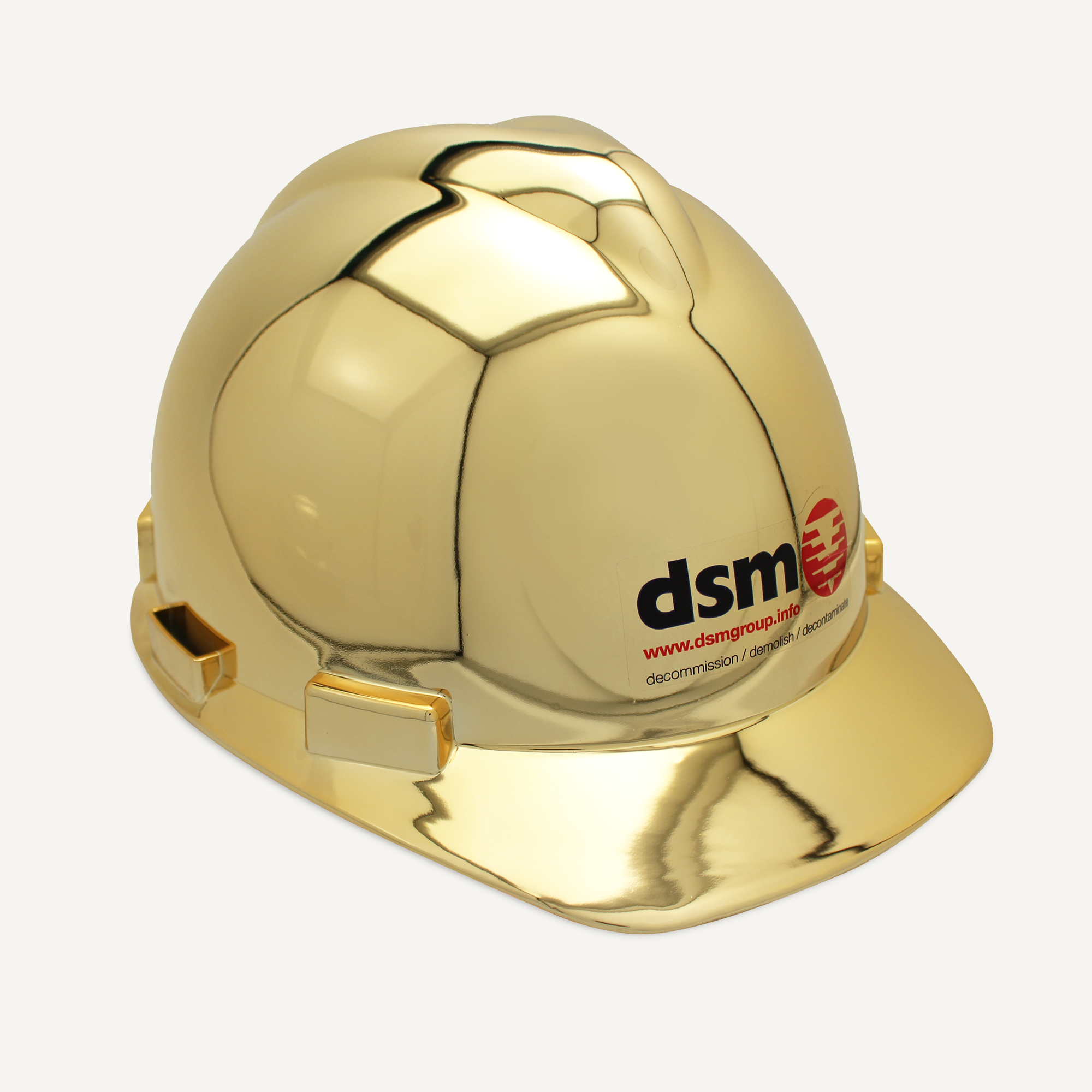 Gold Plated Ceremonial Hard Hat Engraving Awards Gifts
