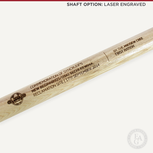 Groundbreaking Ceremonial Shovel Kit - Custom Painted D-Handle - Laser Engraved Shaft