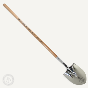 Groundbreaking Ceremonial Shovel Kit - Traditional Chrome Plated Long Handle - 
