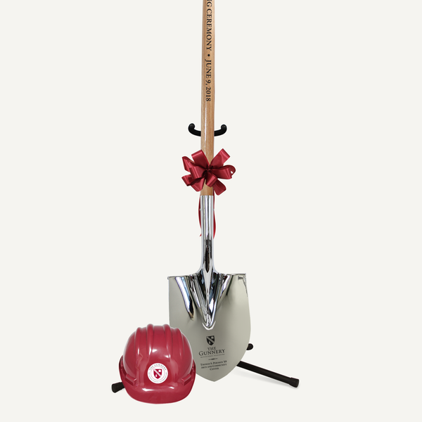 Groundbreaking Ceremonial Shovel Kit - Traditional Chrome Plated