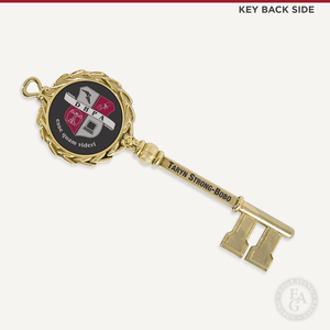 6" Gold Plated Ceremonial Key - Back Side