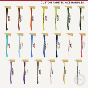 Gold Plated Ceremonial Firefighter Axe - Custom Painted - Color Options