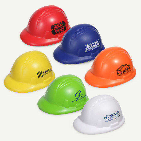 Miniature Hard Hat Stress Reliever Engraving, Awards & Gifts