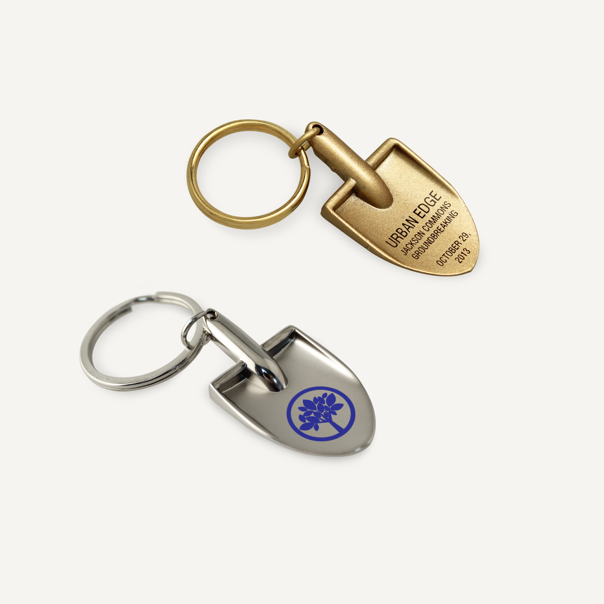 Showel Keychain Groundbreaking Keychains - Engraving, Awards & Gifts