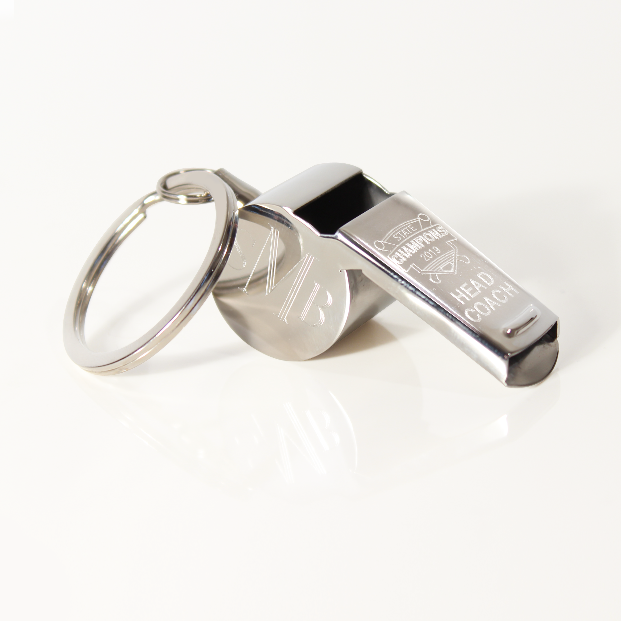 Metal Keychain Keyring Whistle Aluminium Metal Whistle Key Chain