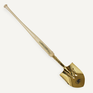 Traditional Gold Plated Groundbreaking Shovel - Baseball Bat Handle