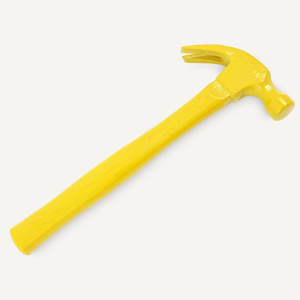 Custom Painted Ceremonial Hammer - Yellow