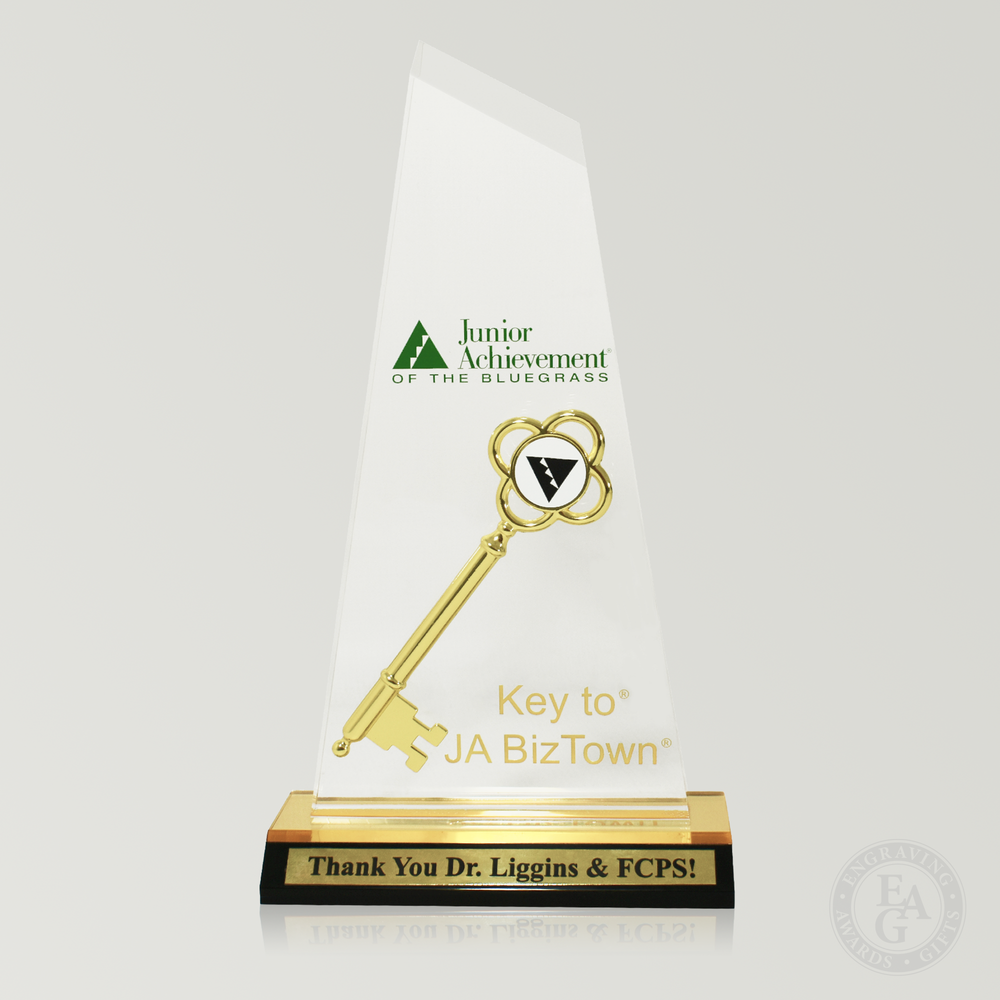 Ceremonial Acrylic Key Award - Engraving, Awards & Gifts