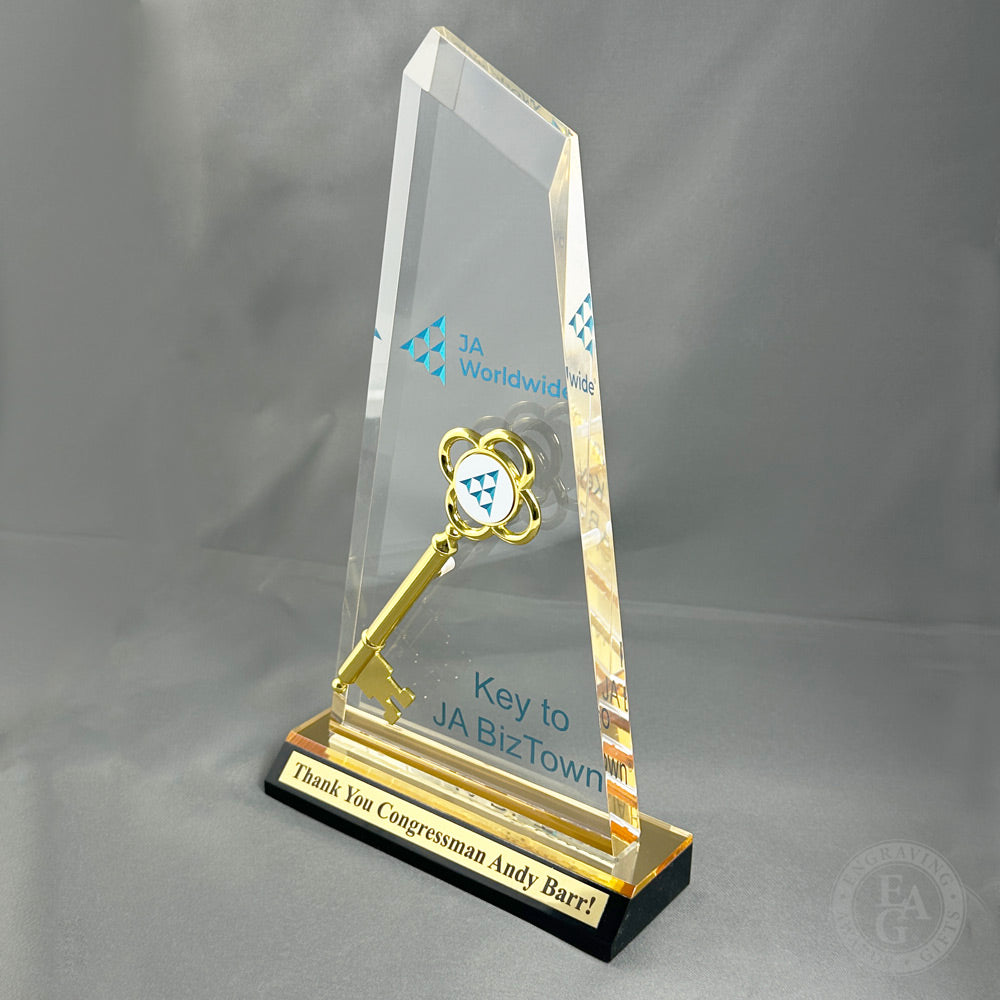 Ceremonial Acrylic Key Award - Engraving, Awards & Gifts