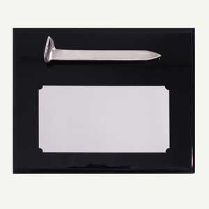 Silver Plated Ceremonial Spike Plaque