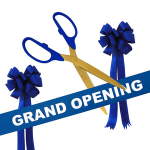Grand Opening Kit - 36" Ribbon Cutting Scissors with Gold Blades