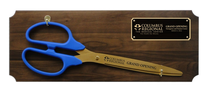 Full Custom Two-Tone Ceremonial Ribbon Cutting Scissors  Ceremonial  Groundbreaking, Grand Opening , Crowd Control & Memorial Supplies