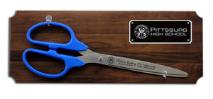 36" Ceremonial Ribbon Cutting Scissors Walnut Plaque