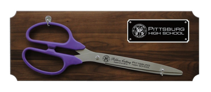 36 Purple Ribbon Cutting Scissors with Silver Blades - Engraving, Awards &  Gifts