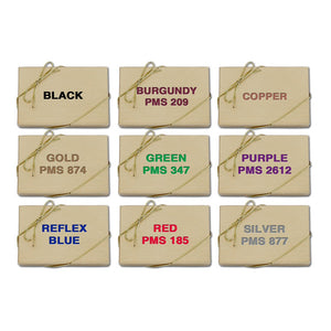 Gold Gift Box Imprint Color Options