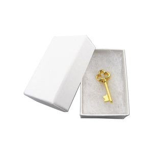 Gold Key Lapel Pins - Clover Key